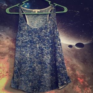 Women’s Blue Floral Tanktop